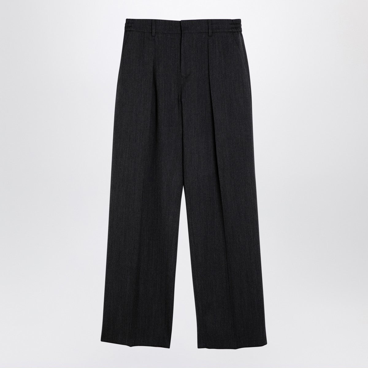 Burberry Grey wool trousers with darts